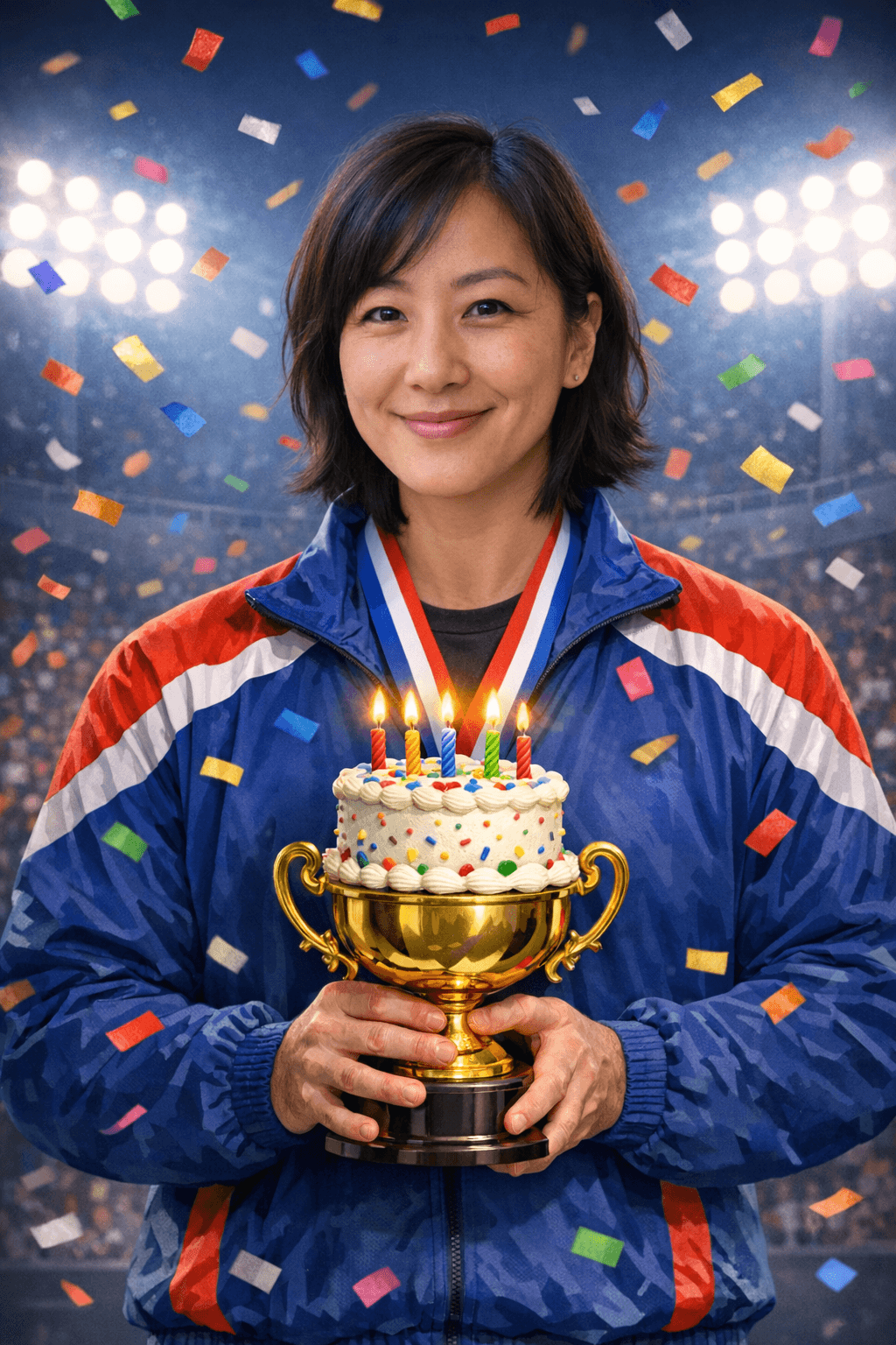 AI birthday card example for 40th birthday cards