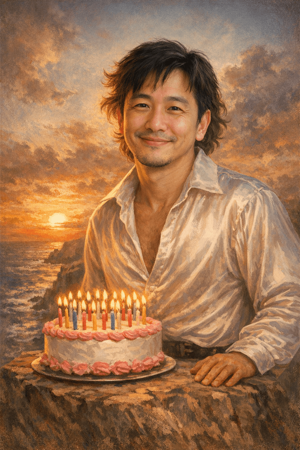 AI birthday card example for birthday cards for husband