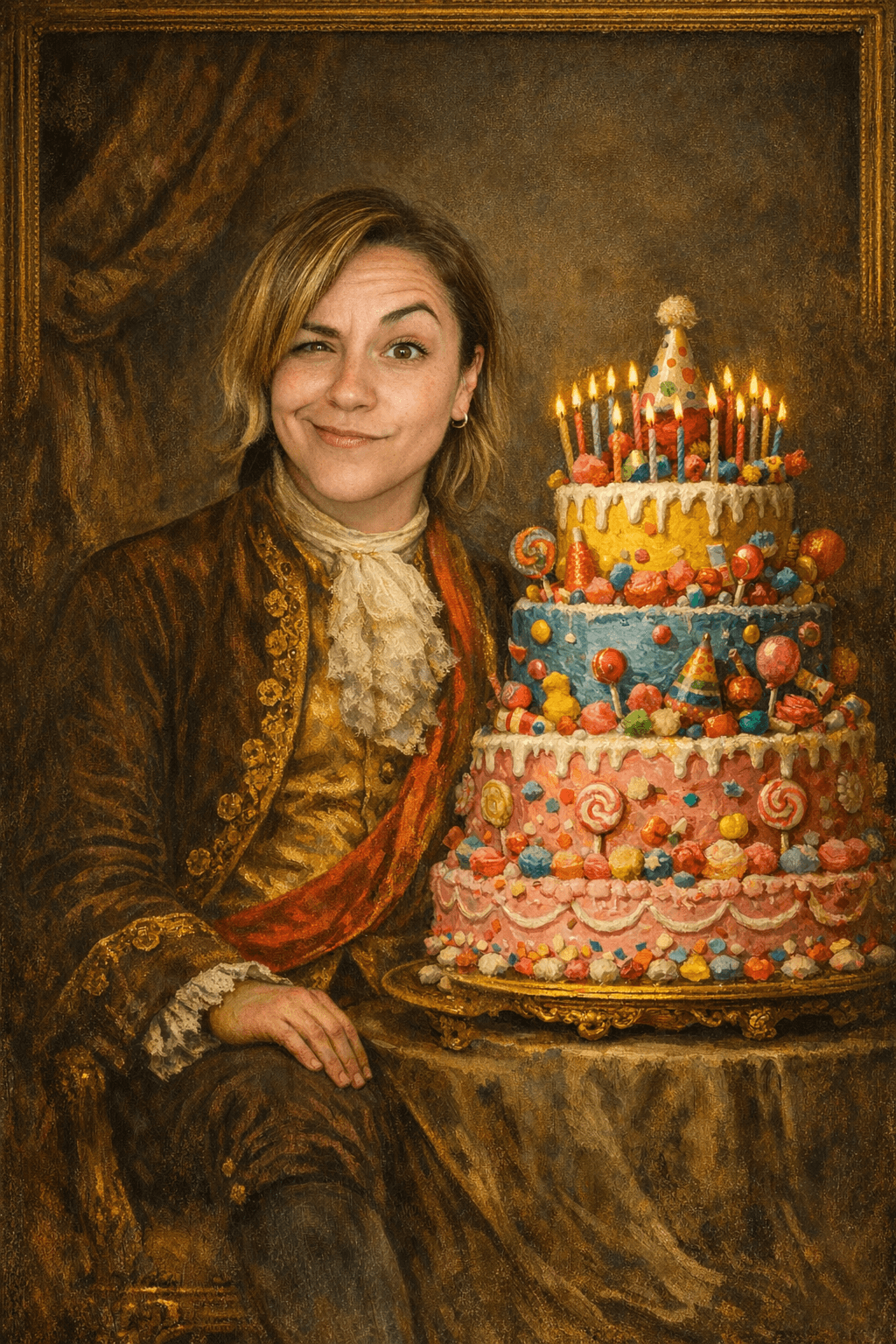AI birthday card example for birthday cards for sister