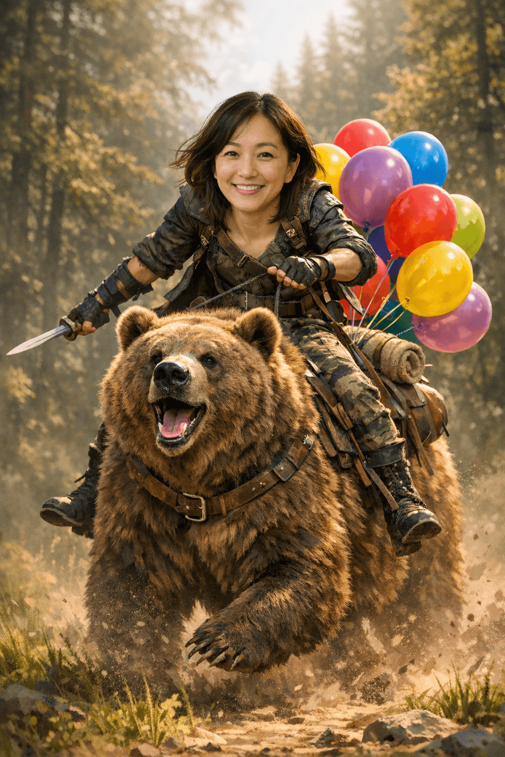 AI birthday card example for funny AI birthday cards