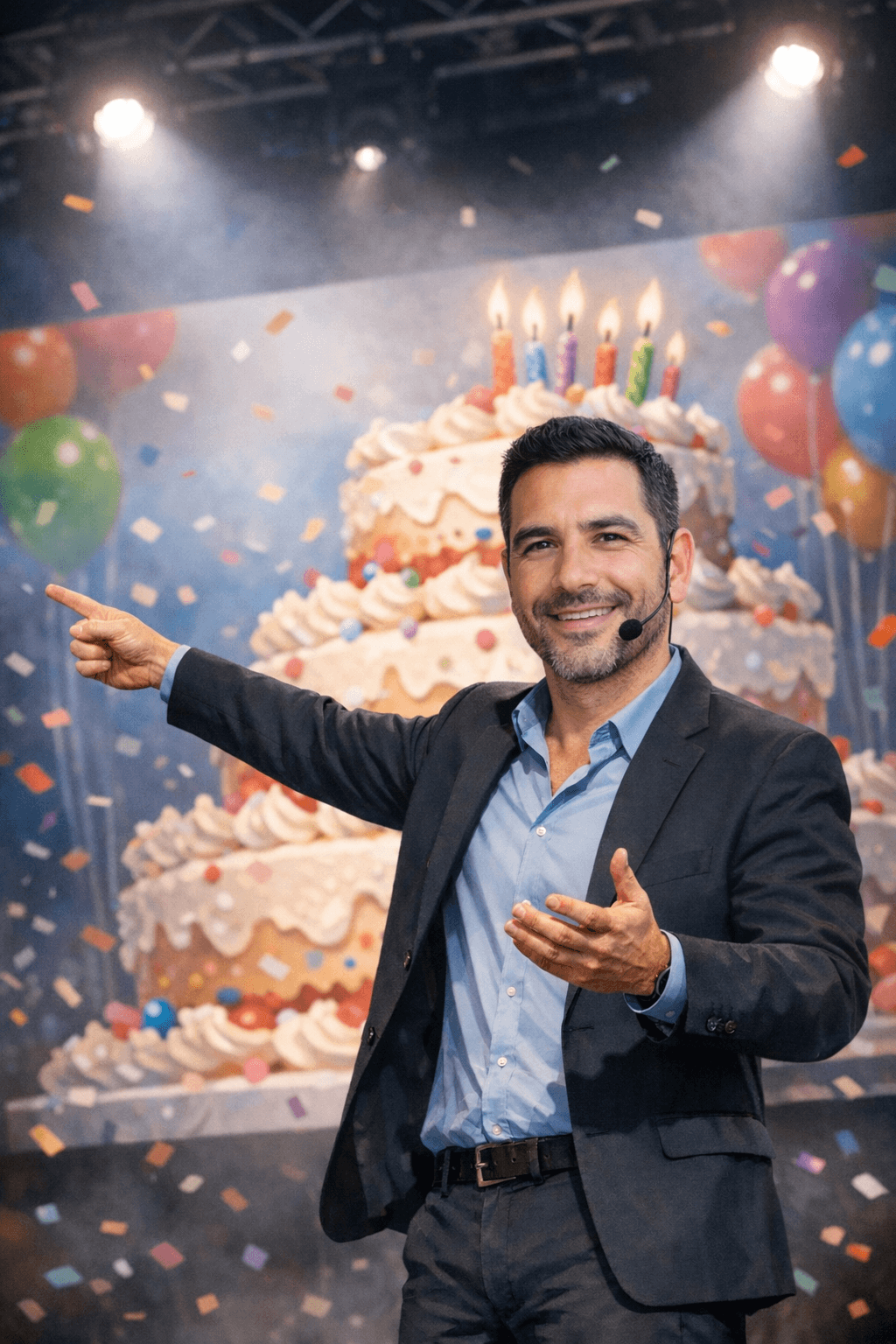 AI birthday card example for AI birthday wishes