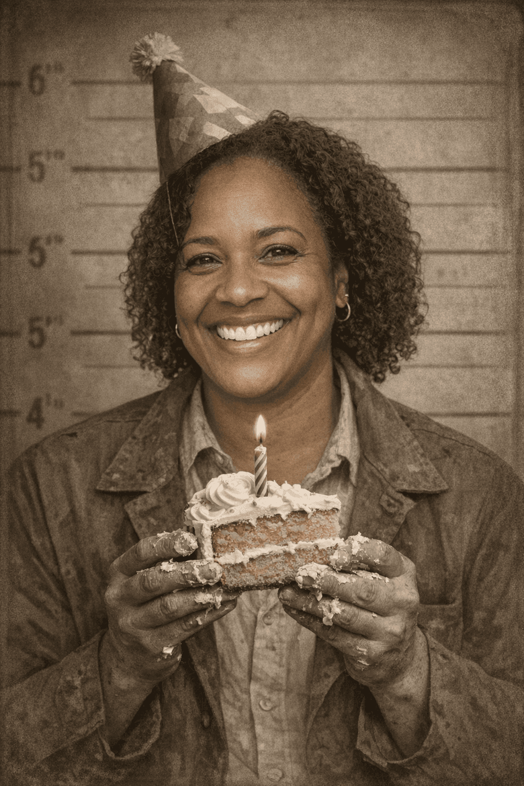 AI birthday card example for digital birthday cards