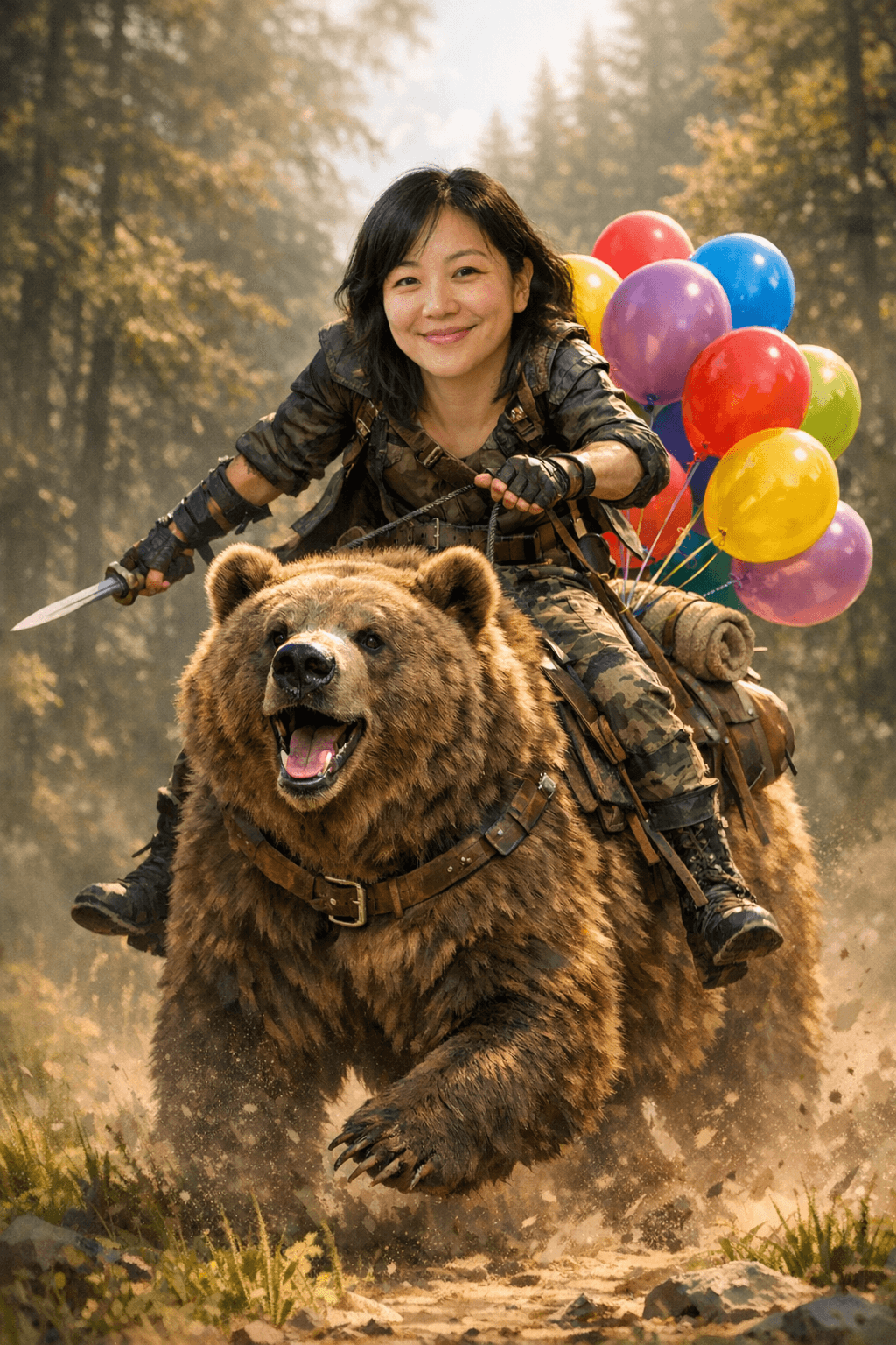 AI birthday card example for funny birthday cards